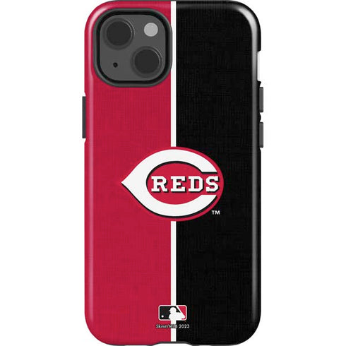 MLB Cincinnati Reds Split iPhone 15 Impact Case