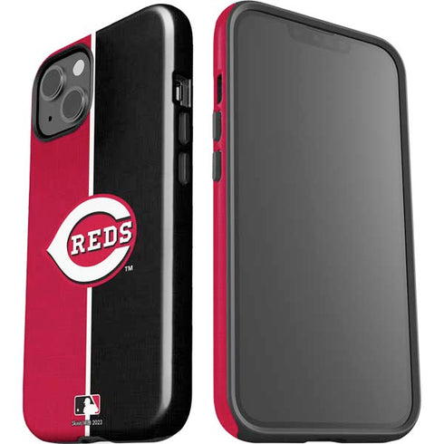 MLB Cincinnati Reds Split iPhone 15 Impact Case