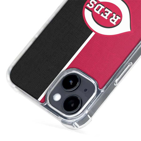 MLB Cincinnati Reds Split iPhone 14 MagSafe Case
