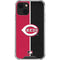 MLB Cincinnati Reds Split iPhone 14 Plus Clear Case