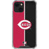 MLB Cincinnati Reds Split iPhone 15 Plus Clear Case