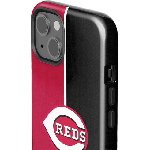 MLB Cincinnati Reds Split iPhone 14 Plus Impact Case