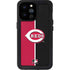 MLB Cincinnati Reds Split iPhone 14 Pro Max Waterproof Case