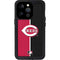 MLB Cincinnati Reds Split iPhone 14 Pro Waterproof Case