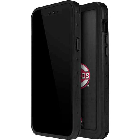 MLB Cincinnati Reds Split iPhone 14 Pro Waterproof Case