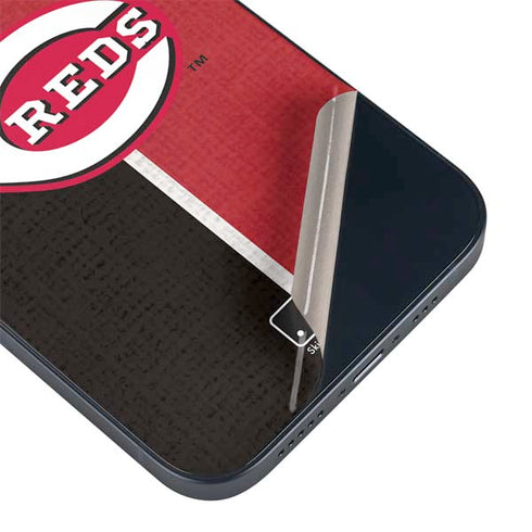 MLB Cincinnati Reds Split iPhone 14 Skin