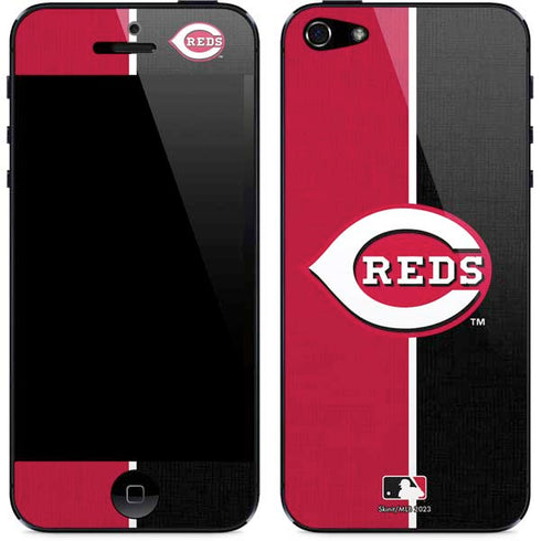 MLB Cincinnati Reds Split iPhone 5/5s/5SE Skin