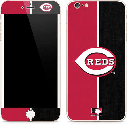 MLB Cincinnati Reds Split iPhone 6/6s Plus Skin