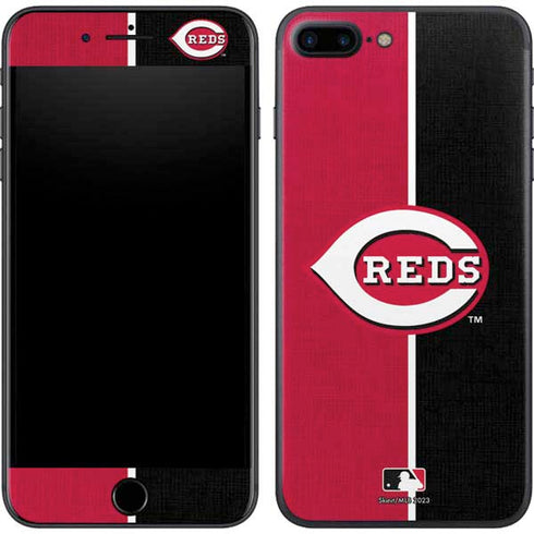 MLB Cincinnati Reds Split iPhone 8 Plus Skin