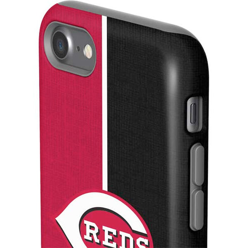 MLB Cincinnati Reds Split iPhone SE (2nd & 3rd Gen) Pro Case