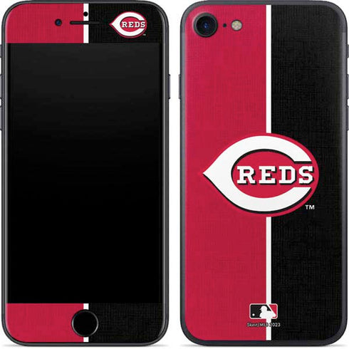 MLB Cincinnati Reds Split iPhone SE (2nd & 3rd Gen) Skin