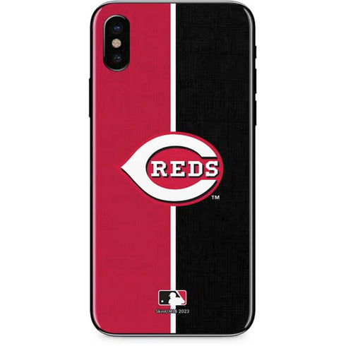 MLB Cincinnati Reds Split iPhone XS Max Skin