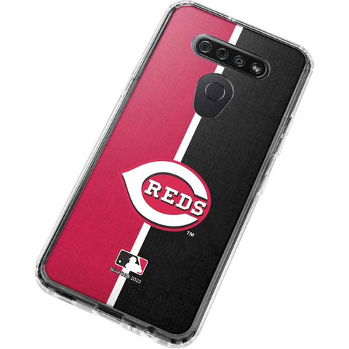 MLB Cincinnati Reds Split LG K51/Q51 Clear Case