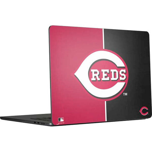 MLB Cincinnati Reds Split MacBook Air 15 in (2023) Skin