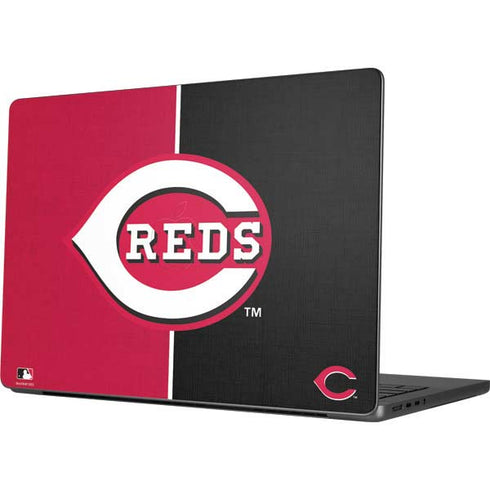 MLB Cincinnati Reds Split MacBook Pro 14in (2021-24) Skin