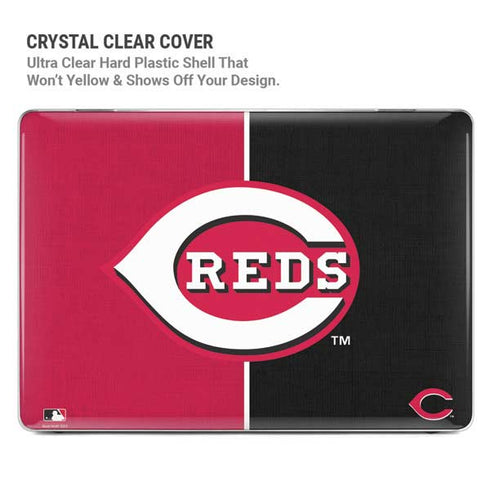MLB Cincinnati Reds Split MacBook Pro 15in (2016-19) Case plus Skin