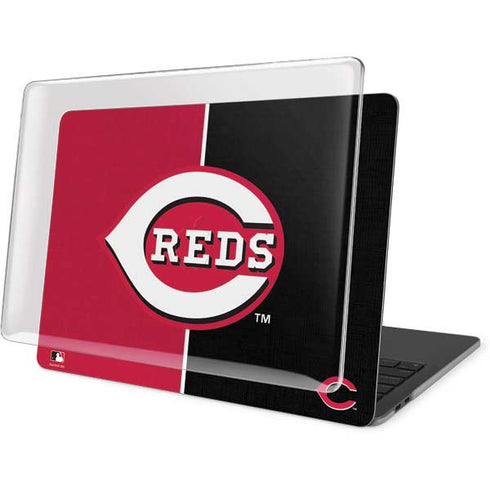 MLB Cincinnati Reds Split MacBook Pro 16in (2019-20) Case plus Skin