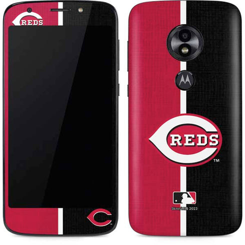 MLB Cincinnati Reds Split Moto E5 Play Skin