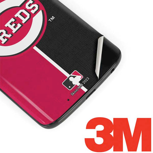 MLB Cincinnati Reds Split Moto G6 Skin