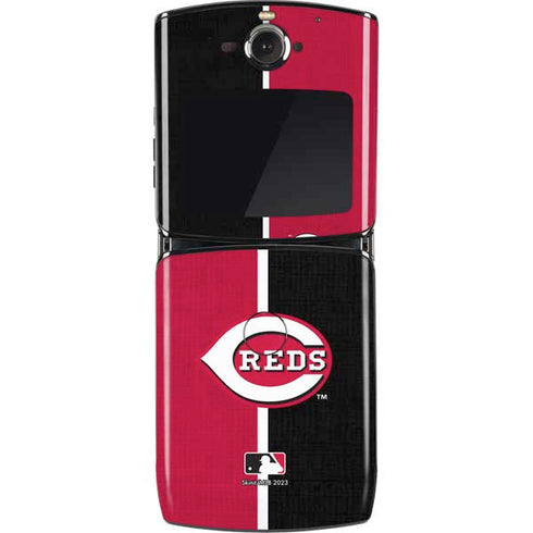MLB Cincinnati Reds Split Motorola RAZR Skin