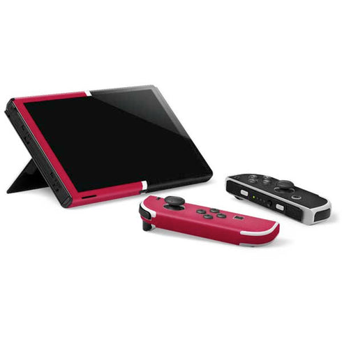 MLB Cincinnati Reds Split Nintendo Switch OLED (2021) Skin