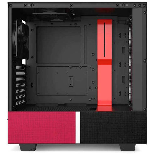 MLB Cincinnati Reds Split NZXT H510 Compact ATX Mid-Tower Case Skin