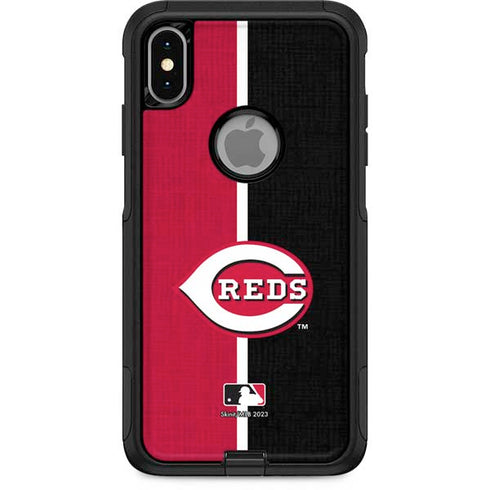 MLB Cincinnati Reds Split Otterbox Commuter iPhone Skin
