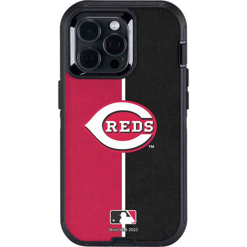 MLB Cincinnati Reds Split Otterbox Defender iPhone Skin