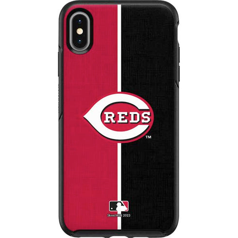 MLB Cincinnati Reds Split Otterbox Symmetry iPhone Skin