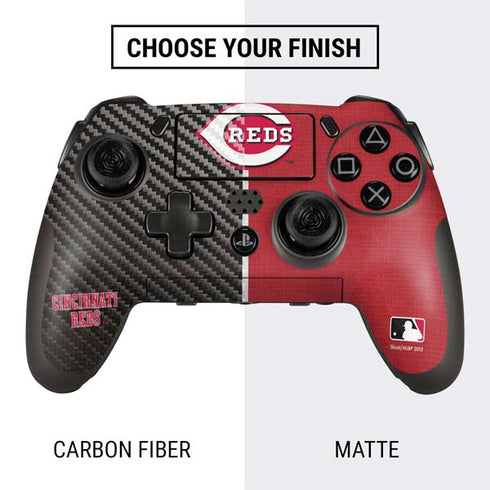 MLB Cincinnati Reds Split PlayStation Scuf Vantage 2 Controller Skin