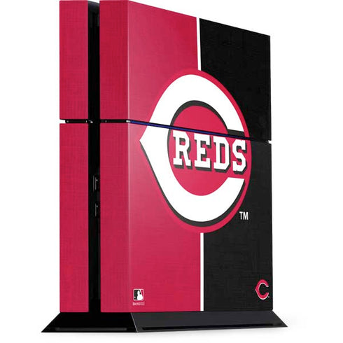 MLB Cincinnati Reds Split PS4 Console Skin