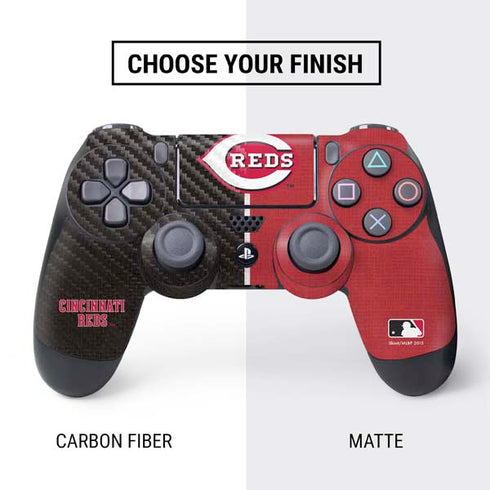 MLB Cincinnati Reds Split PS4 Controller Skin