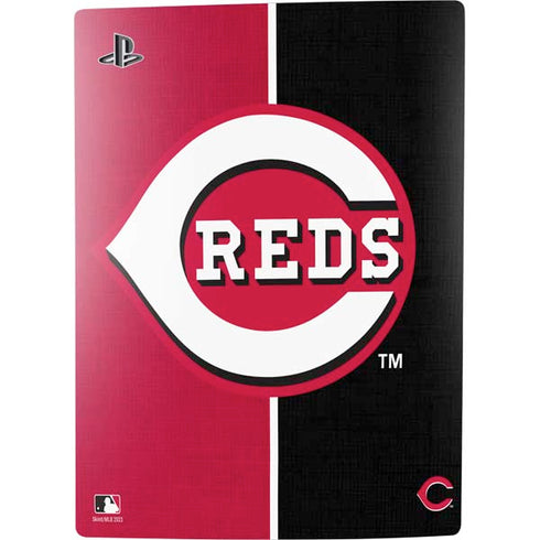 MLB Cincinnati Reds Split PS5 Console Skin