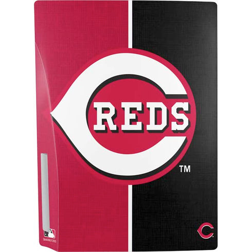 MLB Cincinnati Reds Split PS5 Console Skin