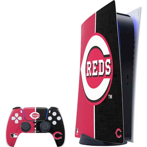 MLB Cincinnati Reds Split PS5 Digital Edition Bundle Skin