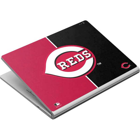 MLB Cincinnati Reds Split Surface Book Skin