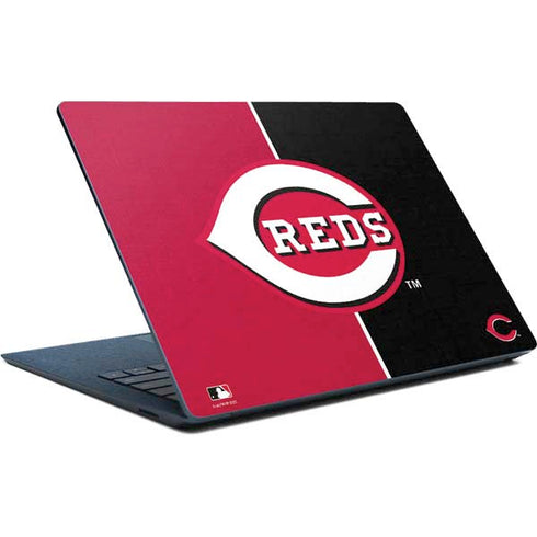 MLB Cincinnati Reds Split Surface Laptop Skin