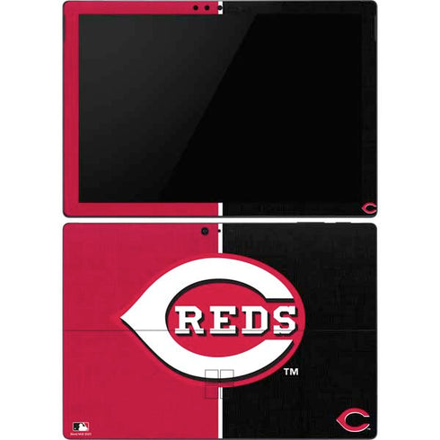 MLB Cincinnati Reds Split Surface Pro 6 Skin