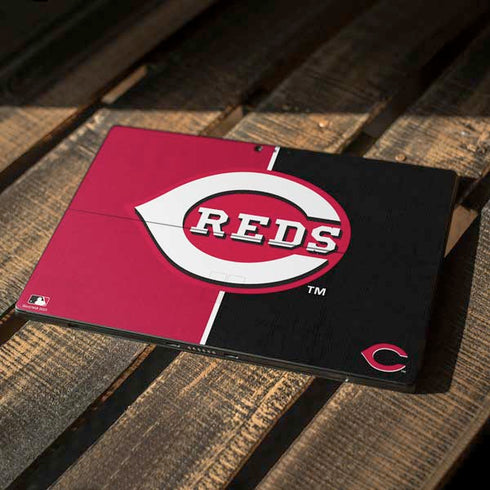 MLB Cincinnati Reds Split Surface Pro 6 Skin