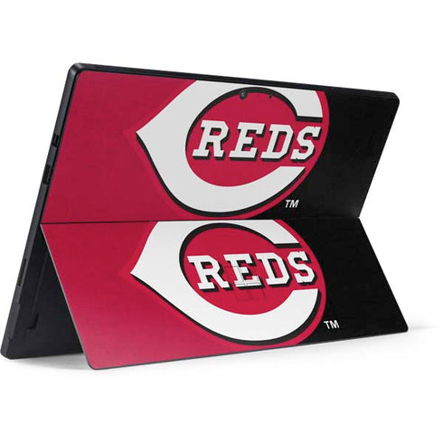 MLB Cincinnati Reds Split Surface Pro 7 Skin