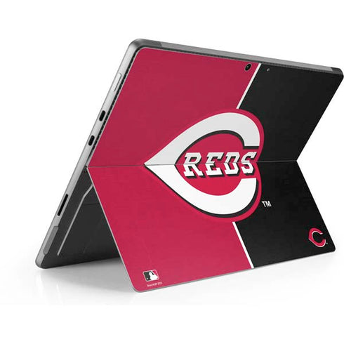 MLB Cincinnati Reds Split Surface Pro 8 Skin