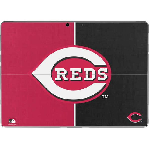 MLB Cincinnati Reds Split Surface Pro 9 Skin