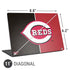 MLB Cincinnati Reds Split Universal Laptop 11in (8.8 x 6.2in) Skin