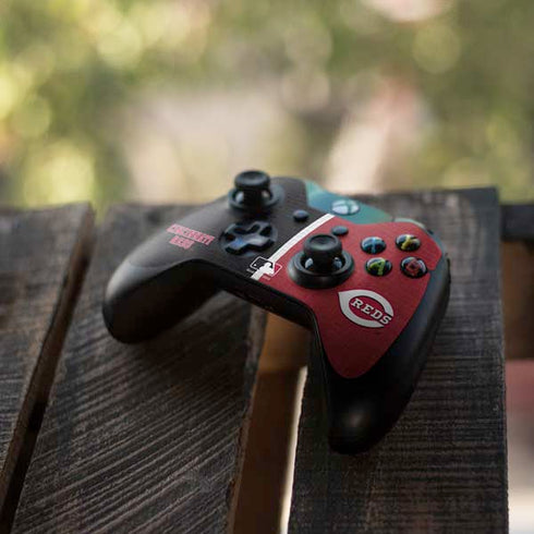 MLB Cincinnati Reds Split Xbox One Controller Skin