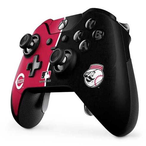 MLB Cincinnati Reds Split Xbox One Elite Controller Skin