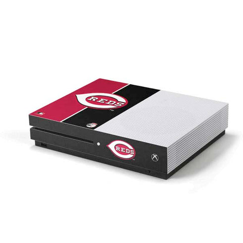 MLB Cincinnati Reds Split Xbox One S Console Skin