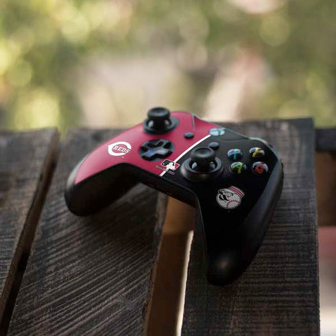 MLB Cincinnati Reds Split Xbox One S Controller Skin