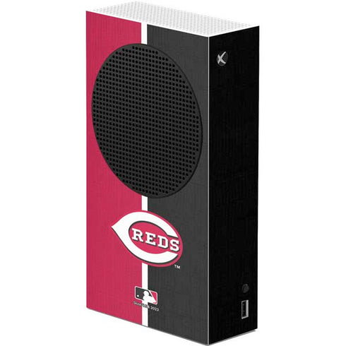 MLB Cincinnati Reds Split Xbox Series S Console Skin