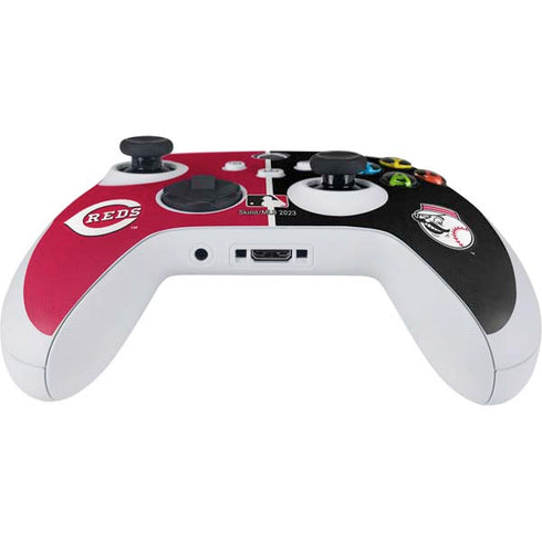MLB Cincinnati Reds Split Xbox Series S Controller Skin