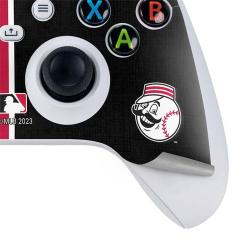 MLB Cincinnati Reds Split Xbox Series S Controller Skin